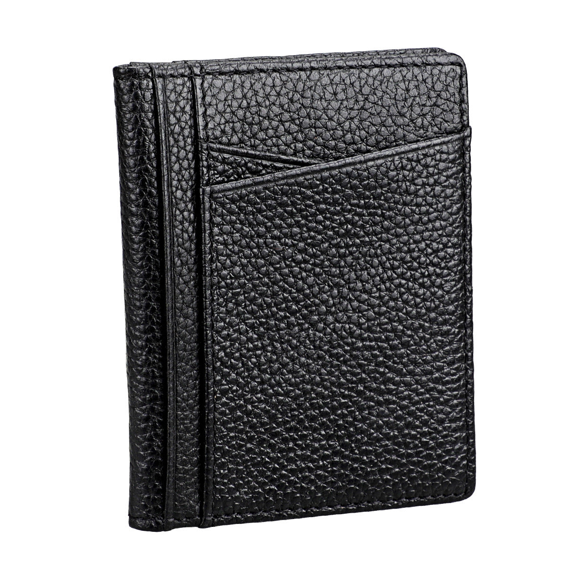 Slots Capacity Compact Document Leather Driving Card Holder