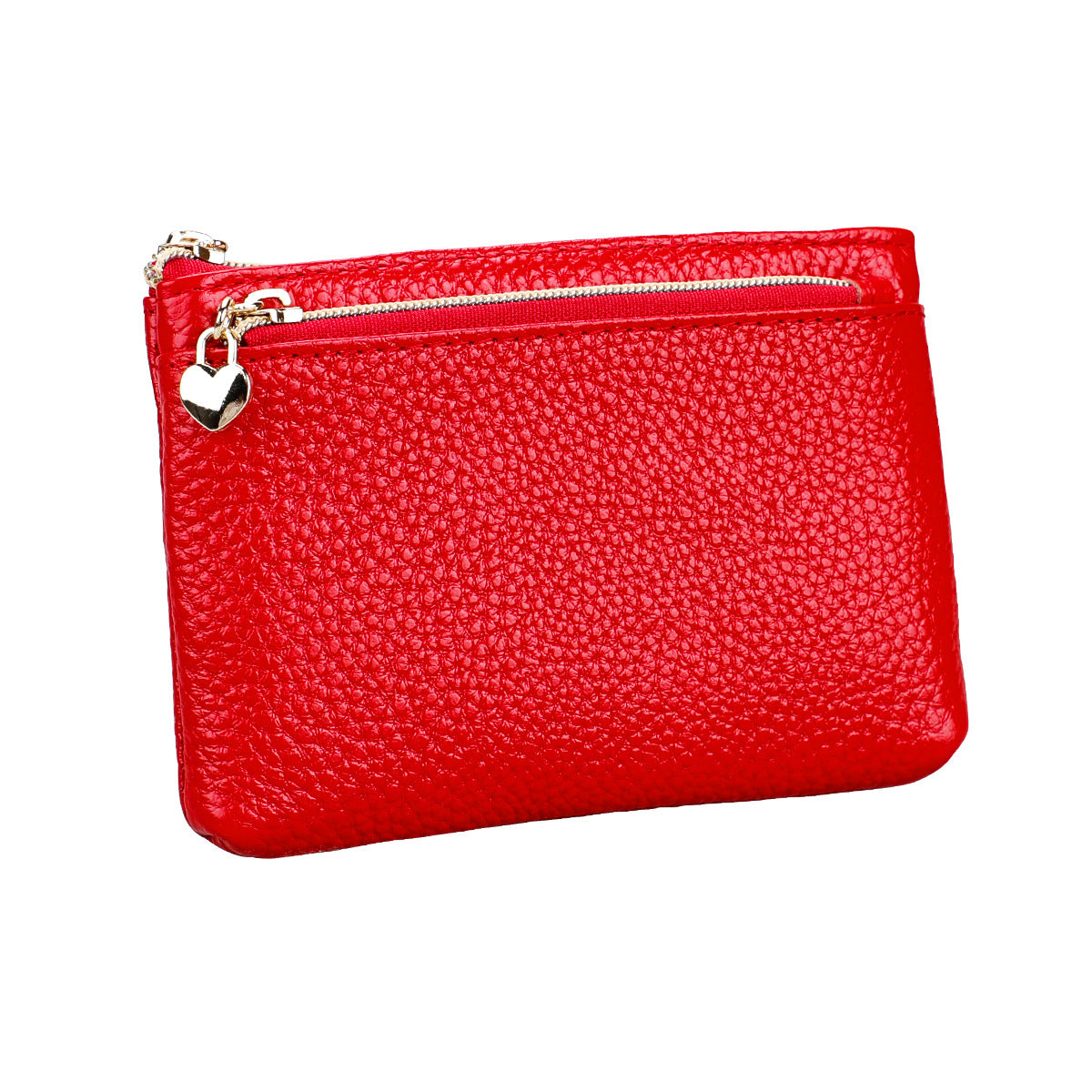 Women's Slouchy Leather Car Multifunctional Compact Coin Purses