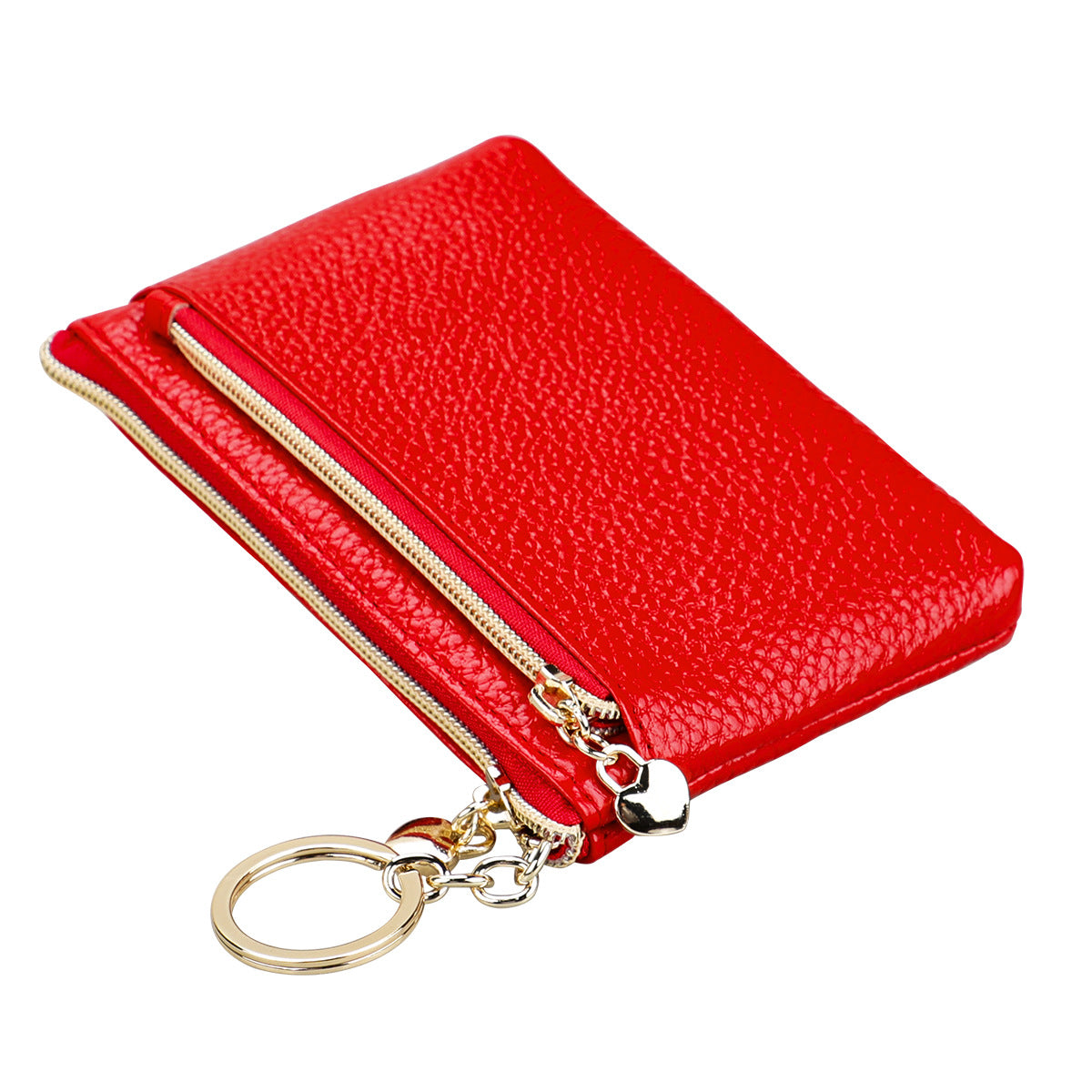 Women's Slouchy Leather Car Multifunctional Compact Coin Purses