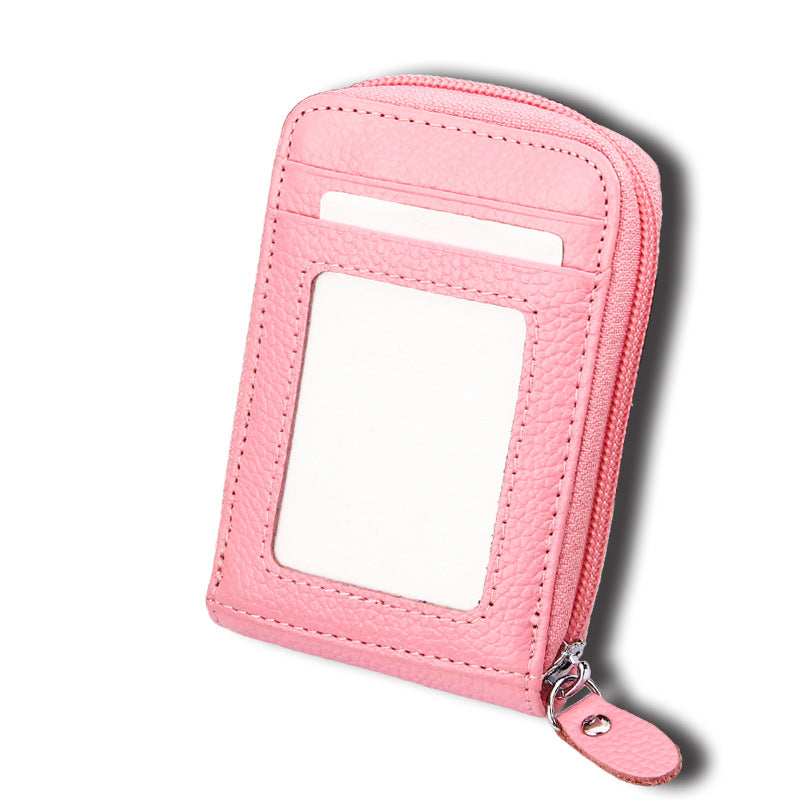 First Layer Cowhide Credit Organ Multiple Card Holder