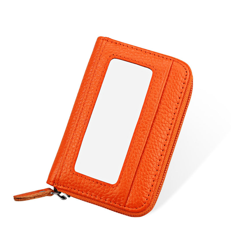 First Layer Cowhide Credit Organ Multiple Card Holder