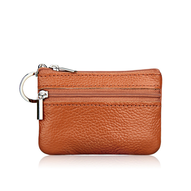 Korean Style Genuine Leather Fashion Bus Coin Purses