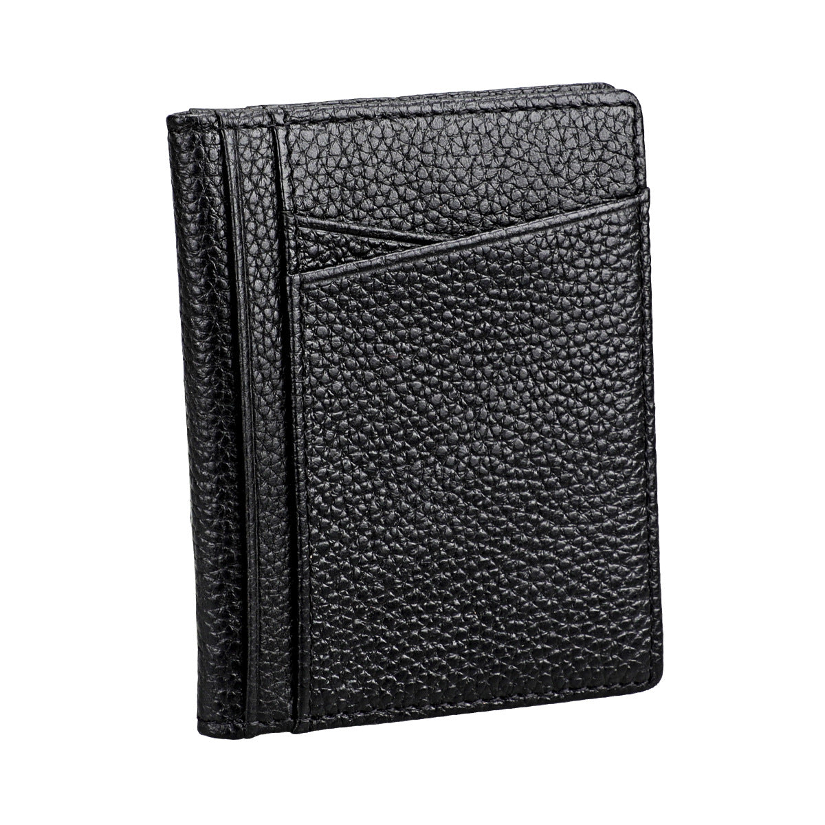 Slots Capacity Compact Document Leather Driving Card Holder