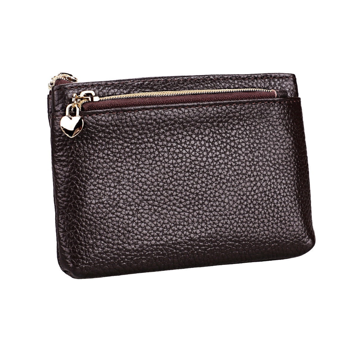Women's Slouchy Leather Car Multifunctional Compact Coin Purses