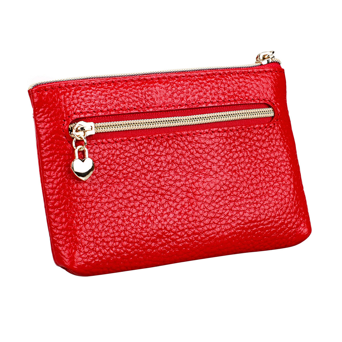 Women's Slouchy Leather Car Multifunctional Compact Coin Purses