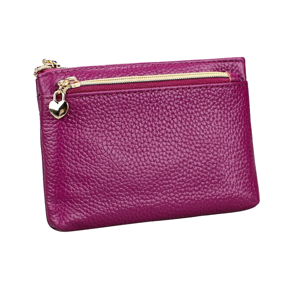 Women's Slouchy Leather Car Multifunctional Compact Coin Purses