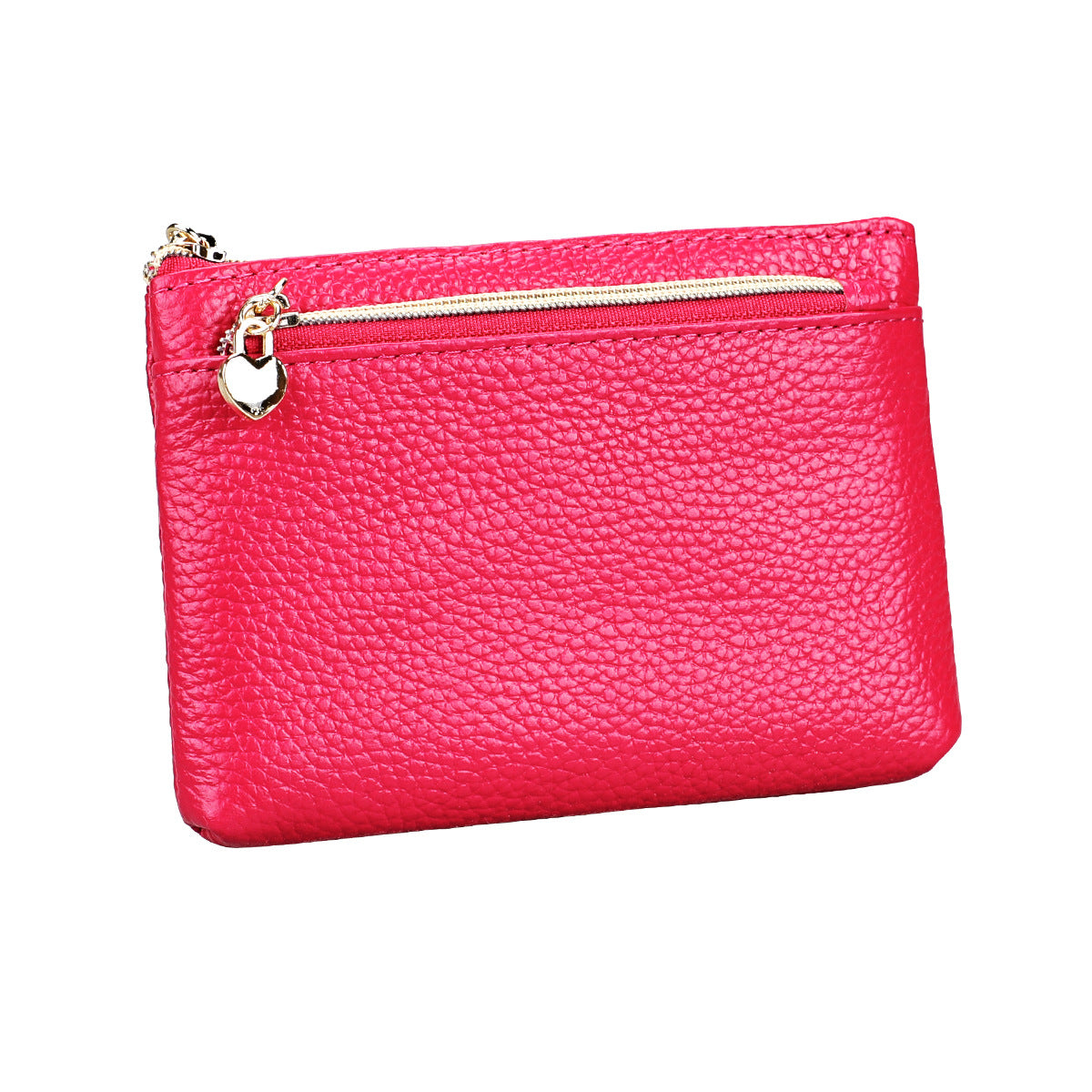 Women's Slouchy Leather Car Multifunctional Compact Coin Purses