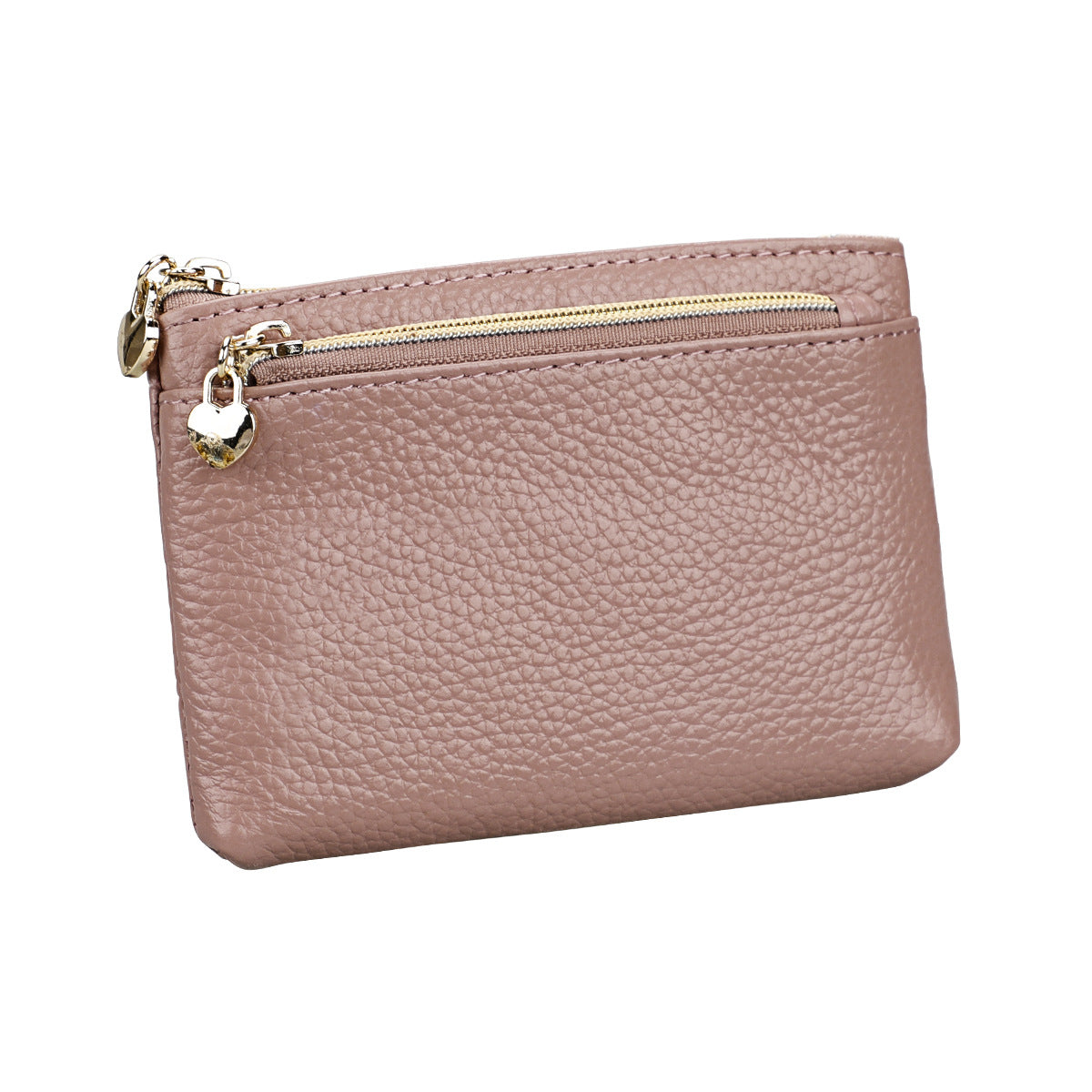 Women's Slouchy Leather Car Multifunctional Compact Coin Purses