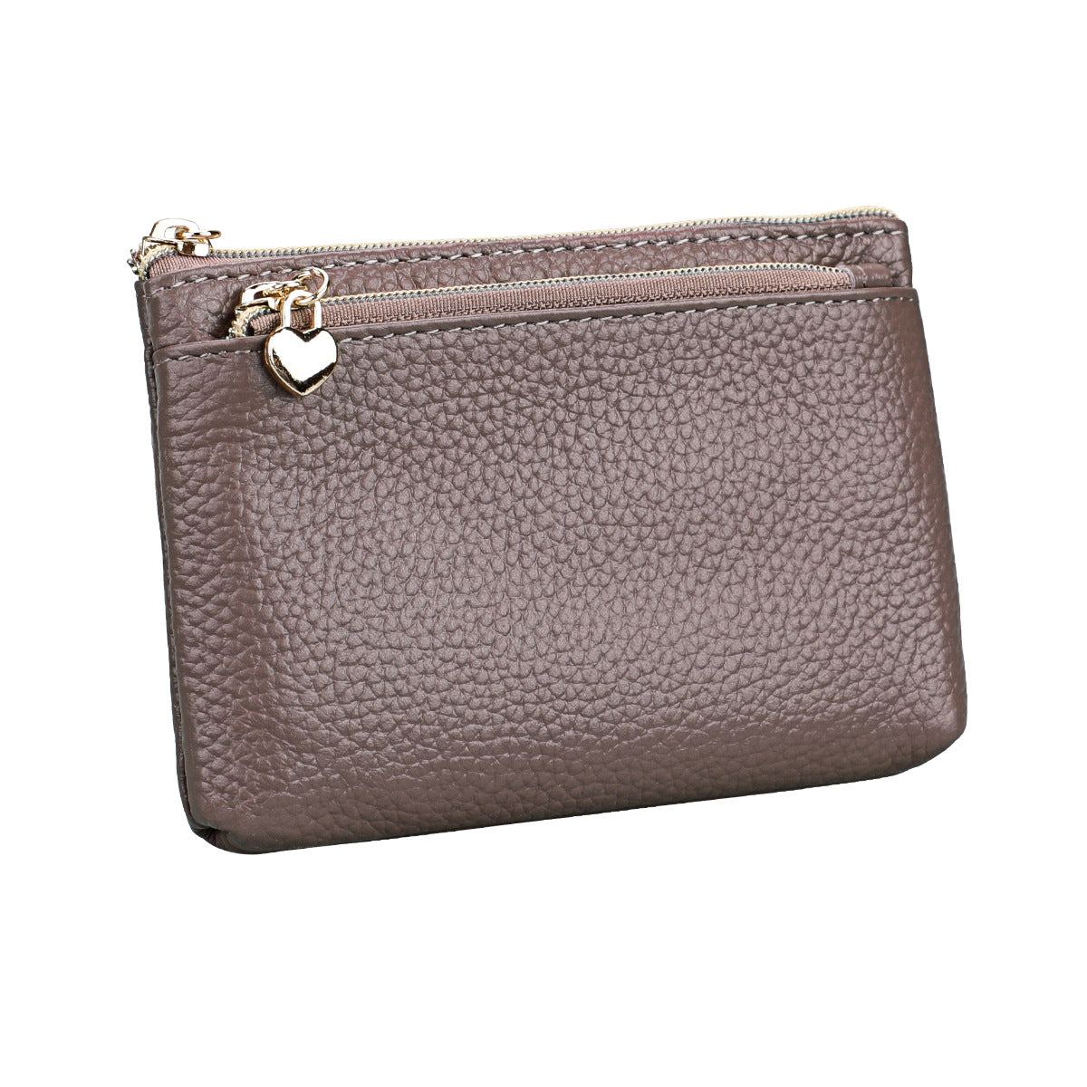 Women's Slouchy Leather Car Multifunctional Compact Coin Purses