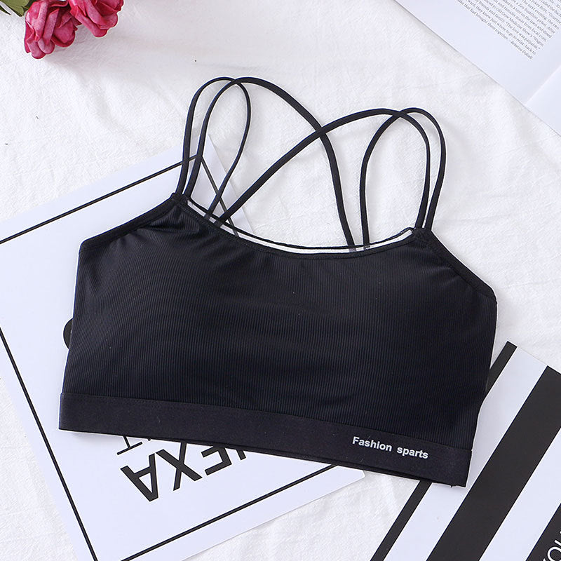 Thread Smooth Skin Wrapped Chest Thin Tanks Camis
