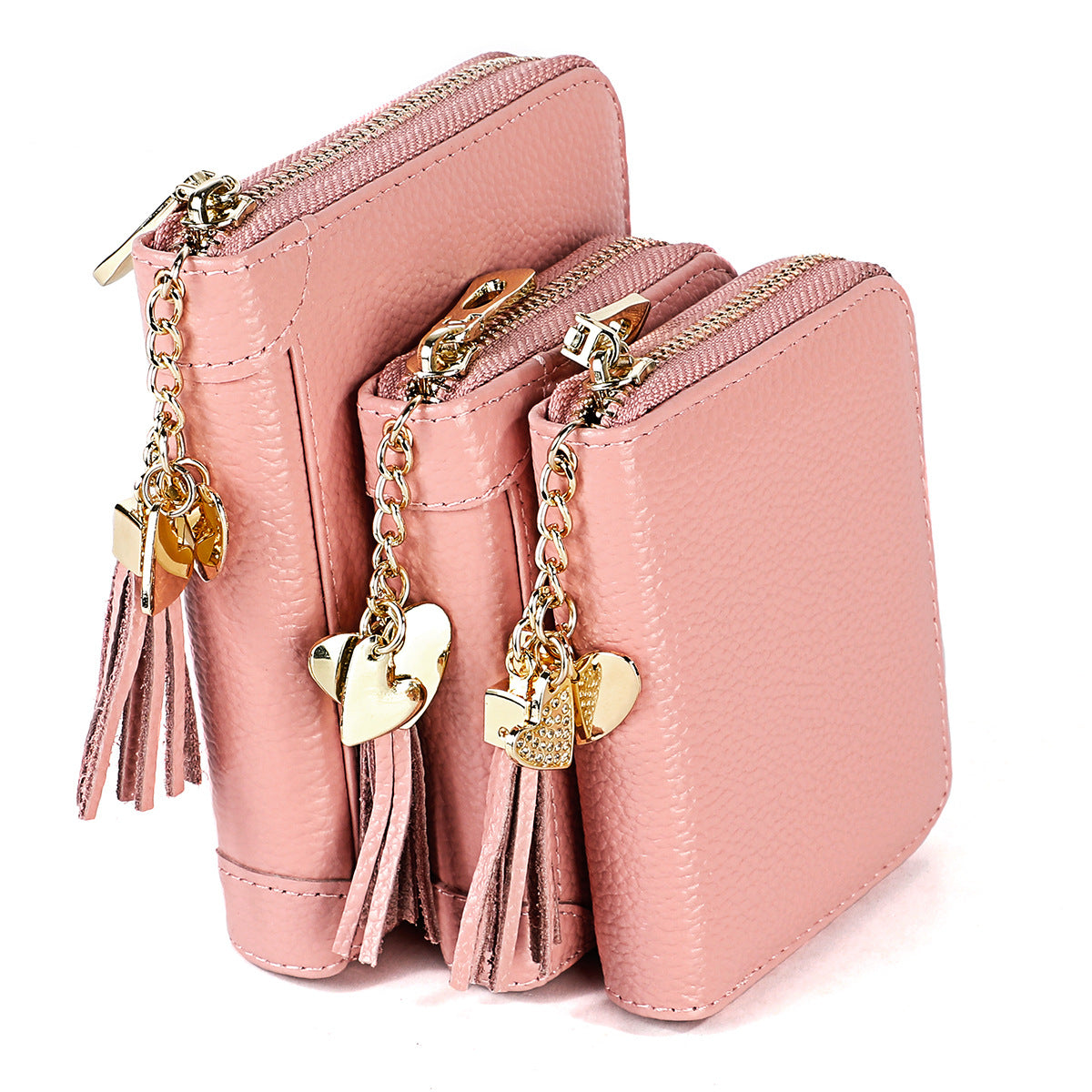 Women's Leather Swiping Large Capacity Multiple Card Holder