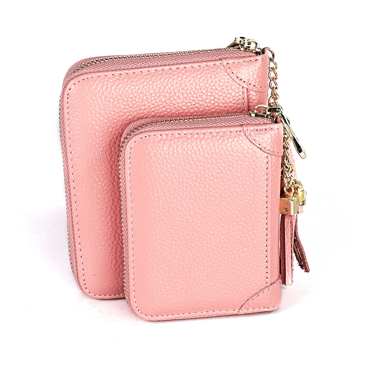 Women's Leather Swiping Large Capacity Multiple Card Holder