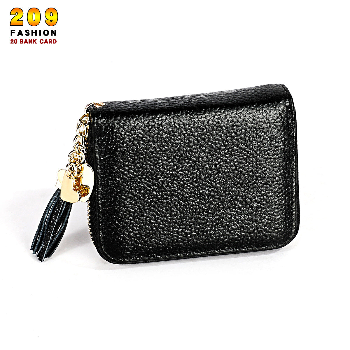 Women's Leather Swiping Large Capacity Multiple Card Holder