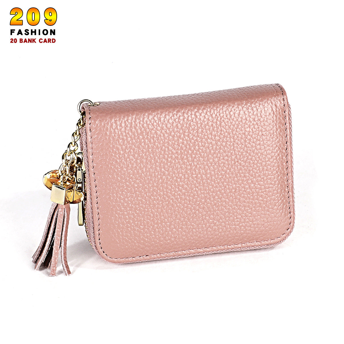 Women's Leather Swiping Large Capacity Multiple Card Holder