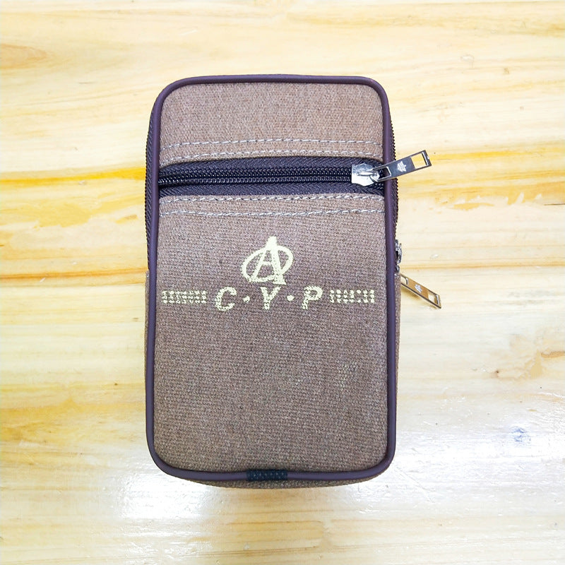 Men's Mobile Wear Pouch Crosswise Large Size Pannier Men's Waist Packs