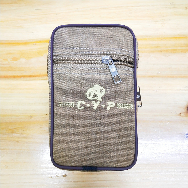 Men's Mobile Wear Pouch Crosswise Large Size Pannier Men's Waist Packs