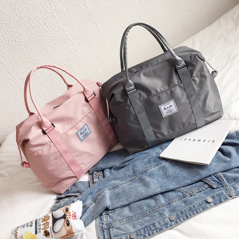 Women's & Men's & Korean Style Short Trip Duffel Luggage