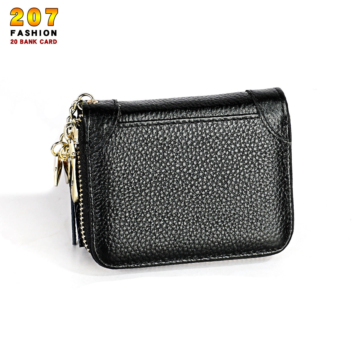 Women's Leather Swiping Large Capacity Multiple Card Holder