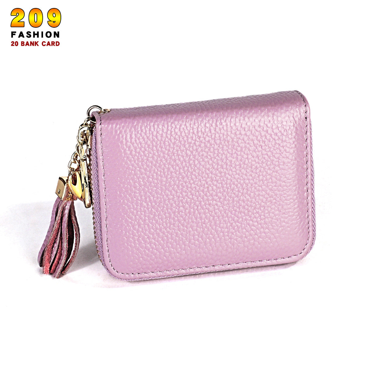 Women's Leather Swiping Large Capacity Multiple Card Holder