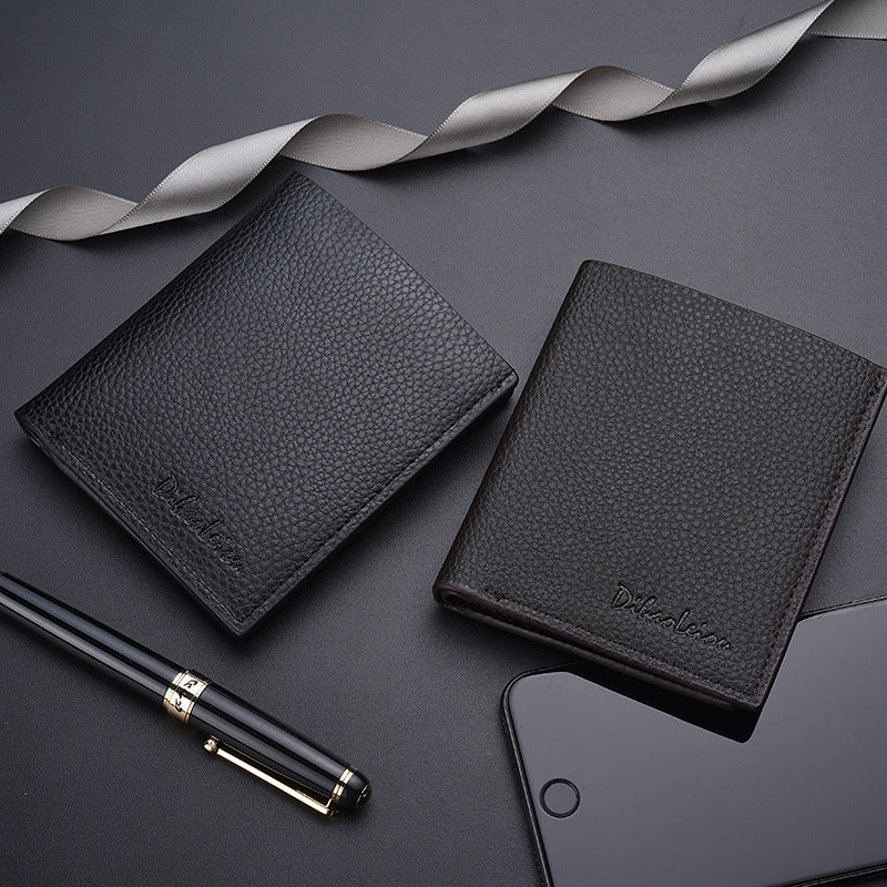 Men's Popular Short Business Yuan Gift Men's Wallets
