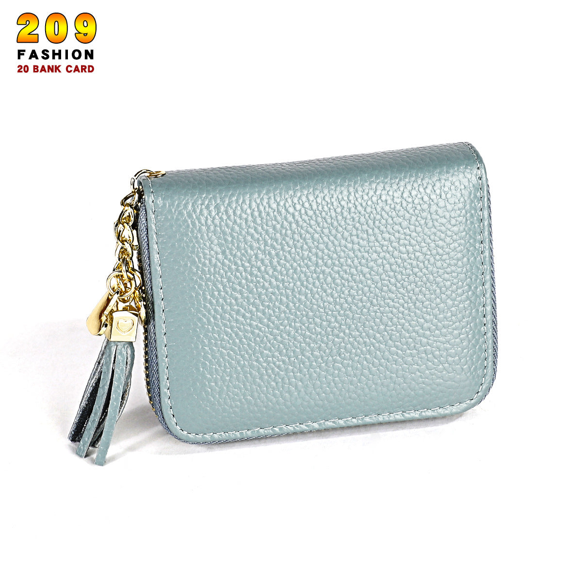 Women's Leather Swiping Large Capacity Multiple Card Holder