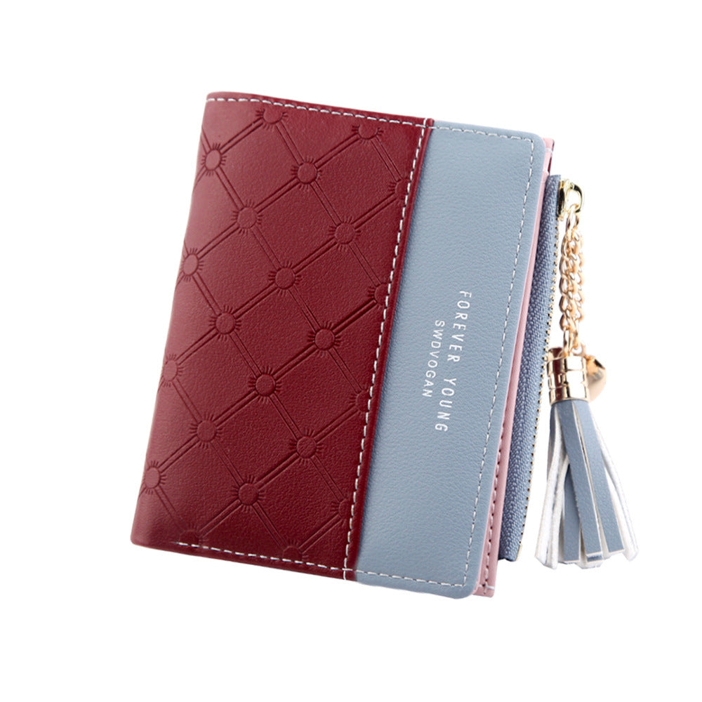 Classic Women's Fashion Fresh Zipper Short Ladies Wallet