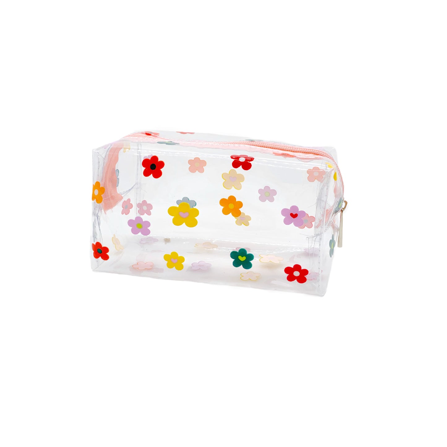 Storage Smiley Face Summer Love Peach Cosmetic Bags