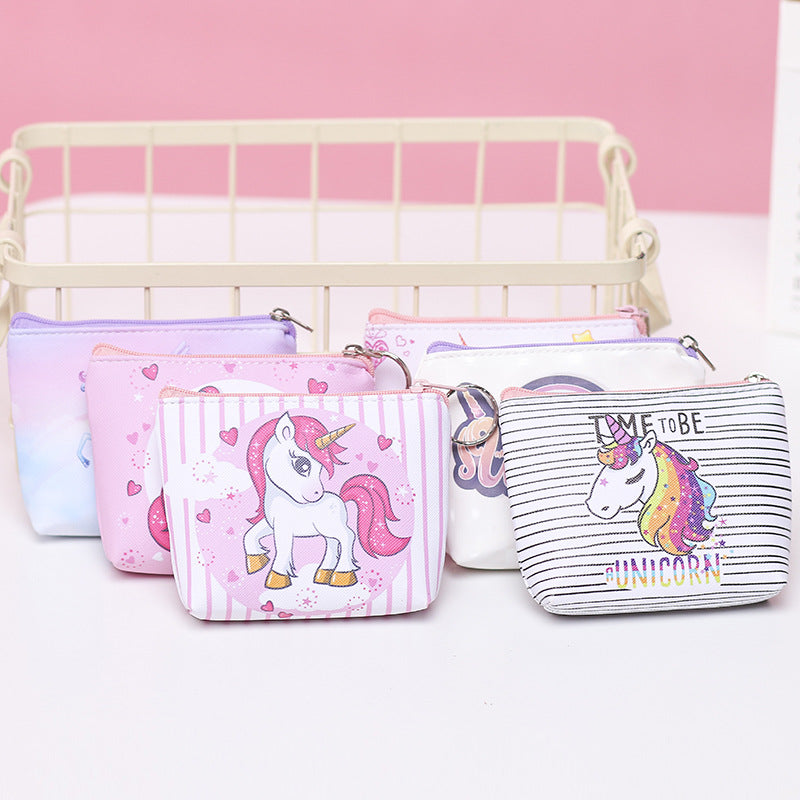 Cartoon Unicorn Storage Large Capacity Around Waterproof Makeup Bag