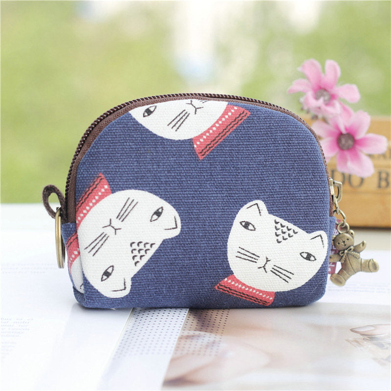 Classy Creative Shell Cloth Cute Storage Coin Purses
