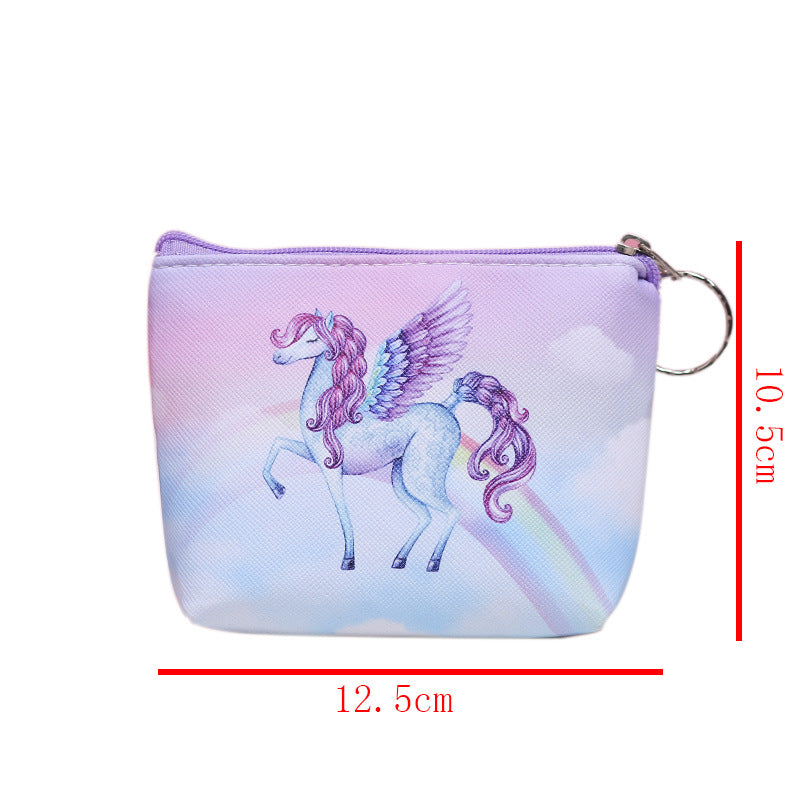 Cartoon Unicorn Storage Large Capacity Around Waterproof Makeup Bag