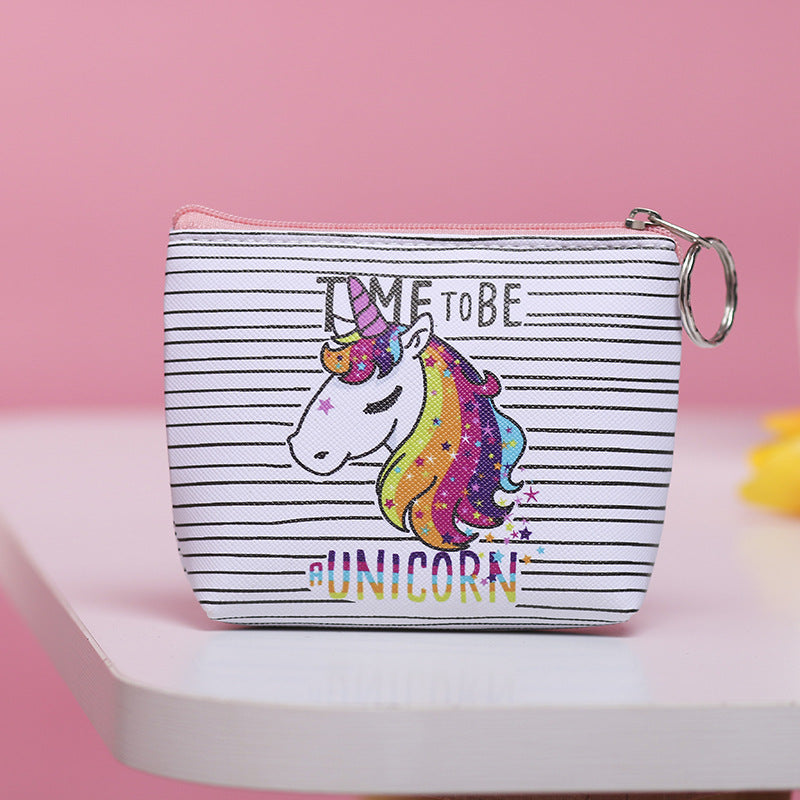 Cartoon Unicorn Storage Large Capacity Around Waterproof Makeup Bag