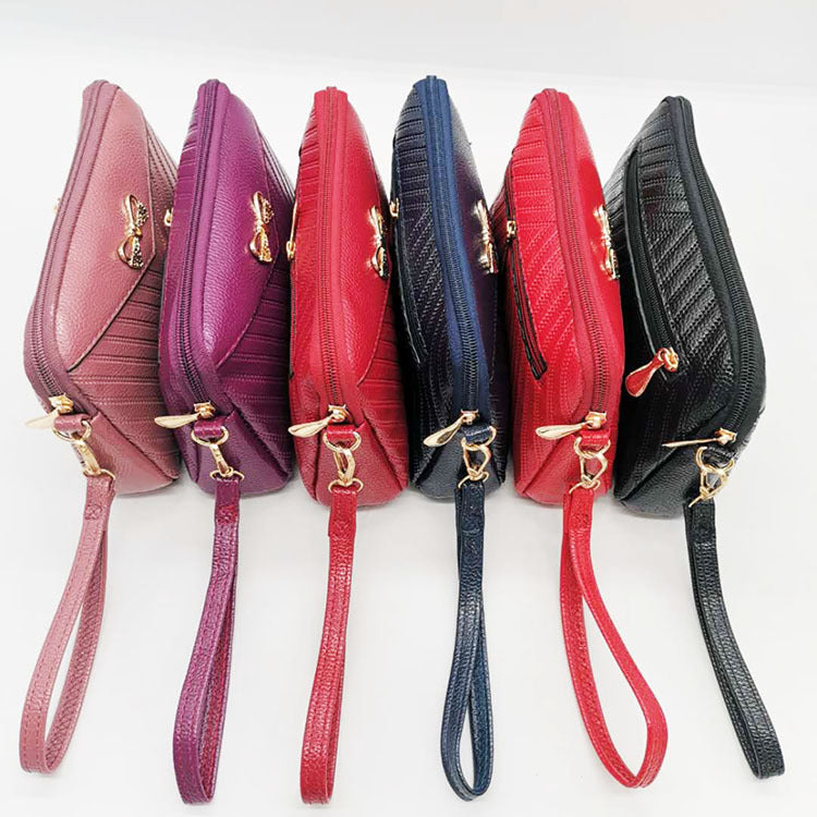 Women's Retro Temperament Leisure Mobile Fashion Stitching Phone Bags