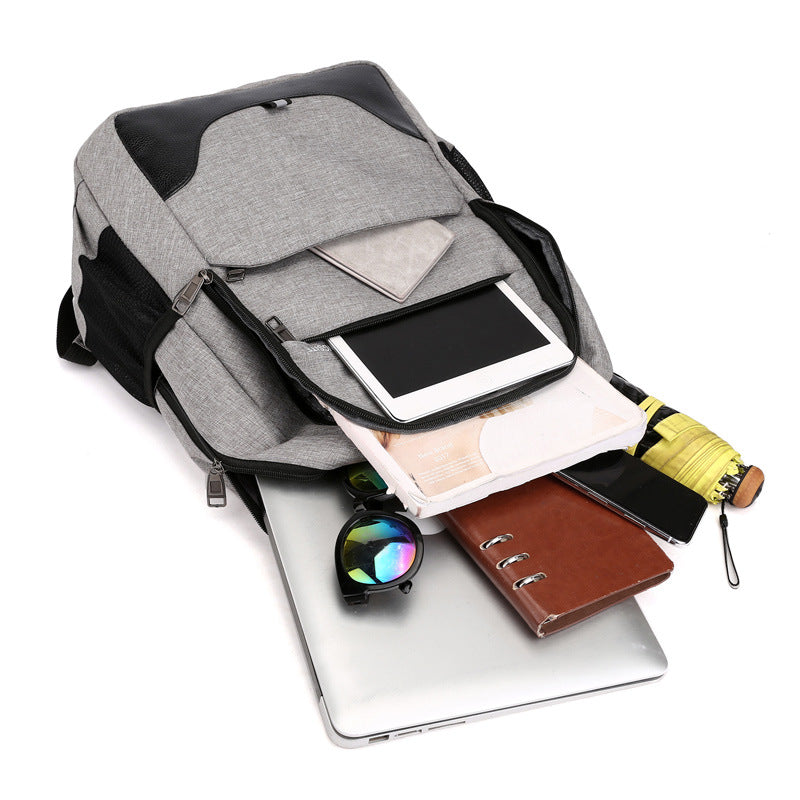 Oxford Cloth Computer Korean Style Simple Backpacks