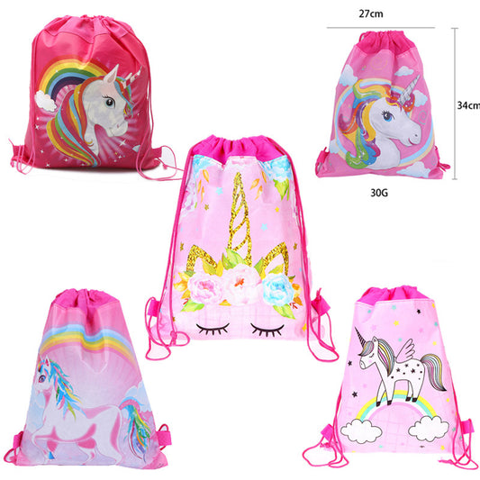 Unicorn Mini Drawstring Pouch Pocket Buggy Bags