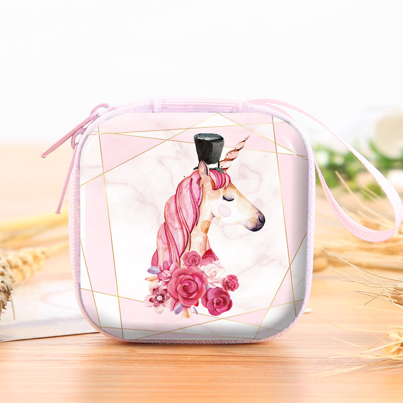 Slouchy Astronaut Tinplate Zipper Portable Storage Coin Purses