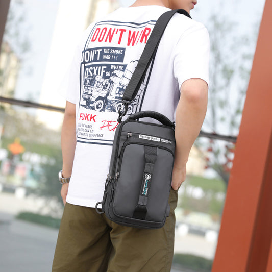 Casual Comfortable Attractive Men's Charging Interface Men's Chest Bags