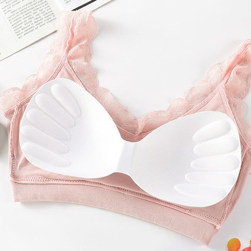 Style Bandeau Lace Tube Top Suit Lingerie Sets