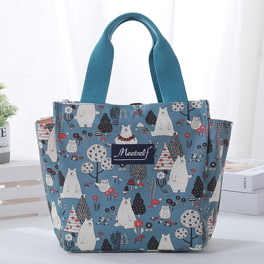 Canvas Large Lunch Box Mummy Capacity Handbags