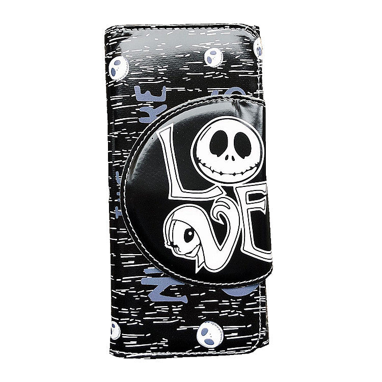 Cartoon Skull Male Female Long Leather Fashion Ladies Wallet