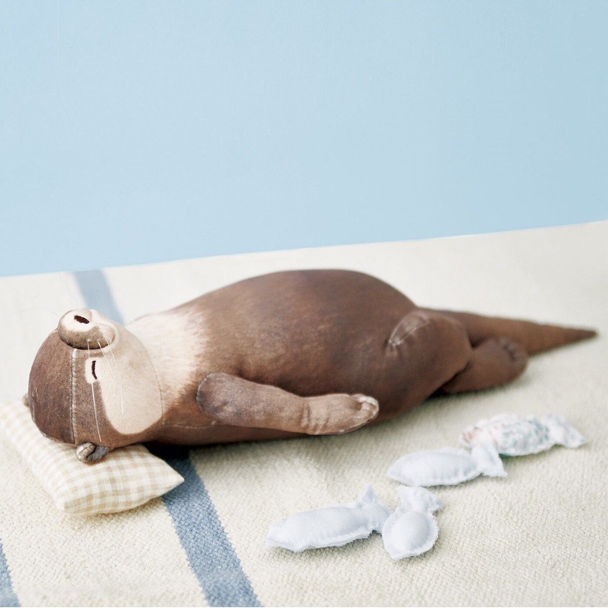 Otter Can Be Used Wristband Pad Zipper Pencil Bags