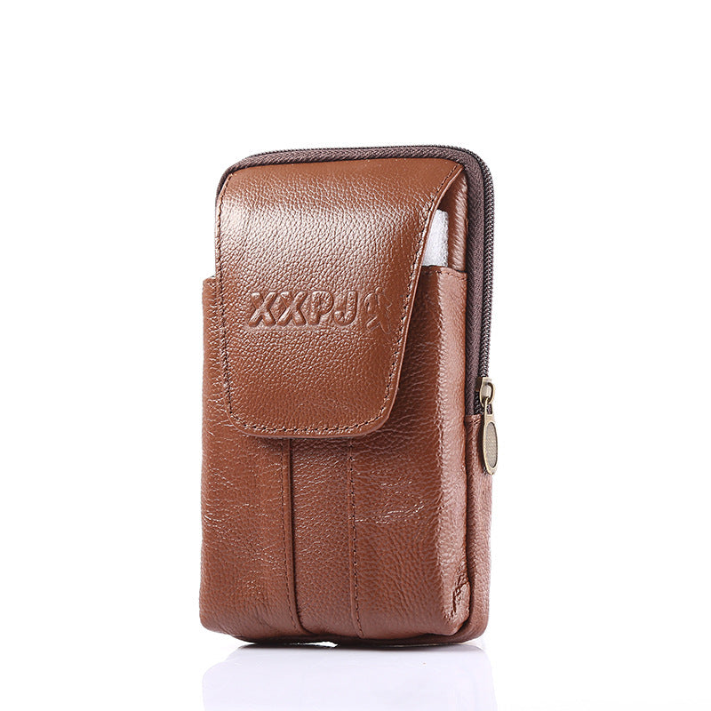 Men's Multifunctional Vertical Magnetic Snap Mobile Classic Bags