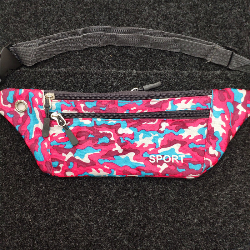 Women's & Men's & Close-fitting Camouflage Portable Leisure Men's Waist Packs