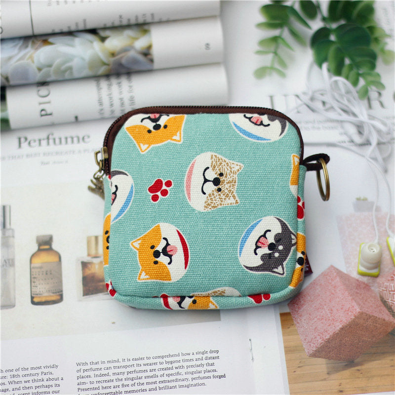 Classy Creative Shell Cloth Cute Storage Coin Purses