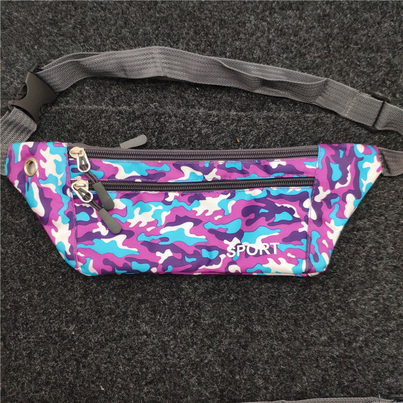 Women's & Men's & Close-fitting Camouflage Portable Leisure Men's Waist Packs