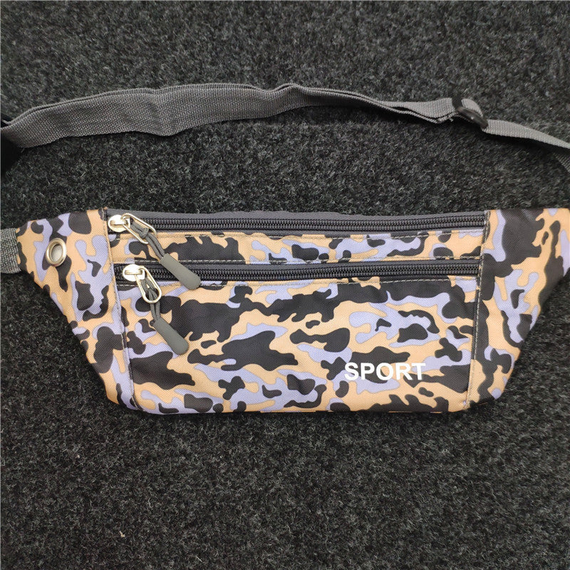 Women's & Men's & Close-fitting Camouflage Portable Leisure Men's Waist Packs