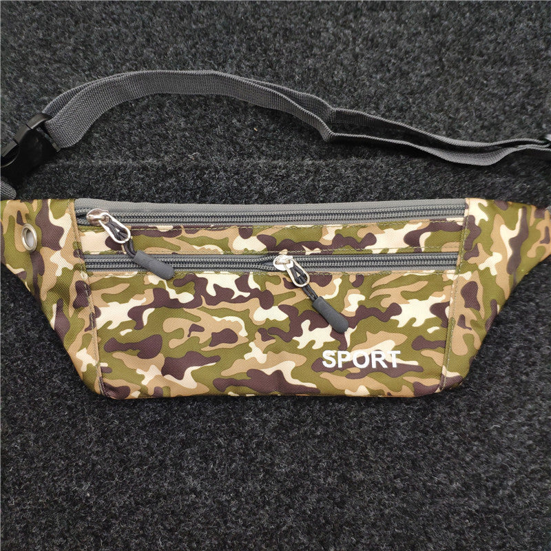 Women's & Men's & Close-fitting Camouflage Portable Leisure Men's Waist Packs