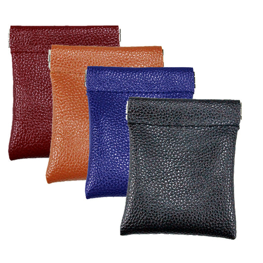 Women's & Men's & Earphone Storage Leather Coin Purses