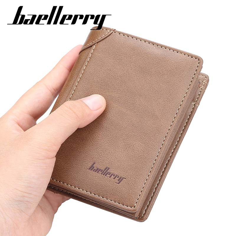 Men's Short Korean Version Multiple Slots Driving License Green Horizontal Vertical Men's Wallet