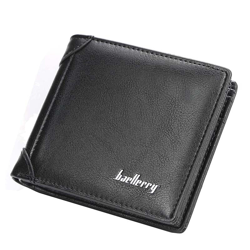 Men's Short Korean Version Multiple Slots Driving License Green Horizontal Vertical Men's Wallet