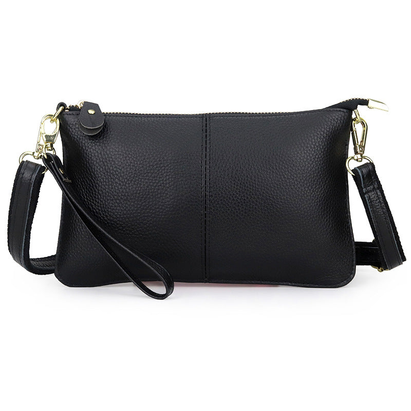 Women's Cowhide Fashion Clutch Soft Leather Shoulder Bags